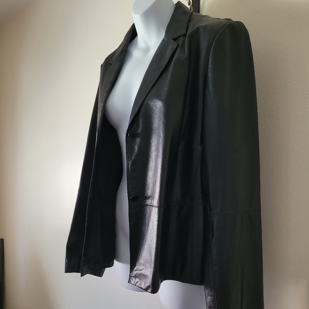 Kenneth Cole Leather Jacket - Picture 5 of 10